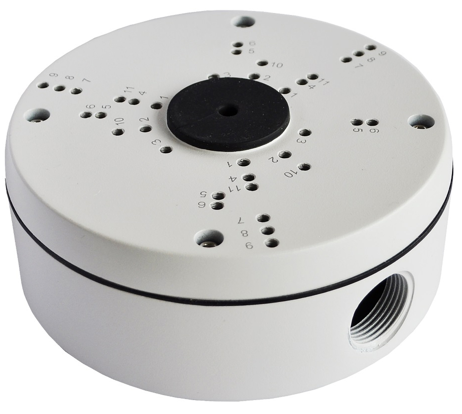 Коробка монтажная QTECH QVC-JBVB для цилиндрических видеокамер cерии QVC-IPC-202VAE, 502-502VA
