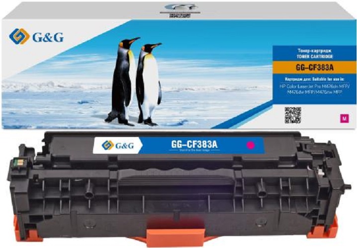 Картридж GG-CF383A Cartridge G&G for HP CLJ Pro M476dn MFP/M476dw MFP/M476nw MFP, with chip (2 700)