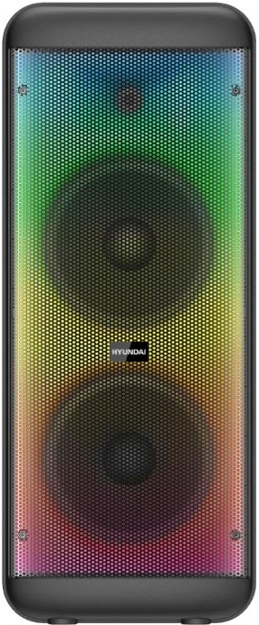Колонка портативная Hyundai H-MC1235 черный 40Вт FM USB BT micro SD, 1838456