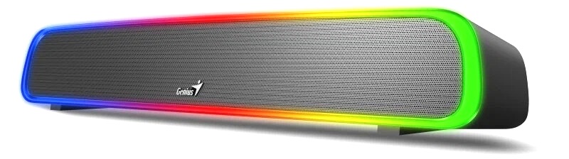   Xcom-Shop Саундбар Genius USB Soundbar 200 BT 31730045400 5Bт, USB, ультракомпактный, встроенный регулятор громкости, черный