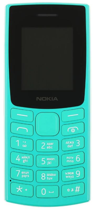Мобильные телефоны  Xcom-Shop Мобильный телефон Nokia 106 (TA-1564) DS EAC зеленый моноблок 2Sim 1.8 120x160 Series 30+ GSM900/1800 GSM1900 FM Micro SD max32Gb