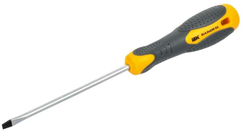 Отвертка IEK ARMA2L 3 A2L3-SC10-K1-SL-40-100 SL4,0х100 K1