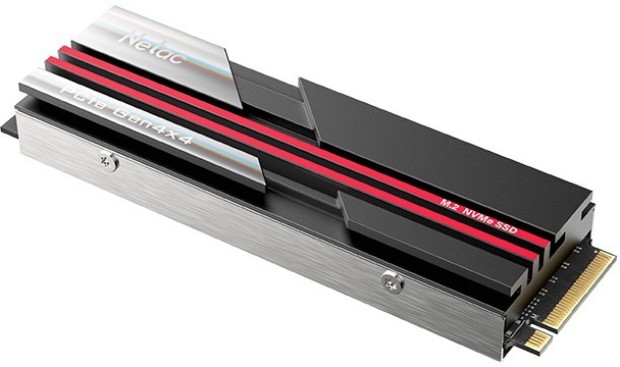 Накопитель SSD NT01NV7000-1T0-E4X Netac SSD NV7000 PCIe 4 x4 M.2 2280 NVMe 3D NAND 1TB, R/W up to 7200/5500MB/s, with heat sink, 5y wty