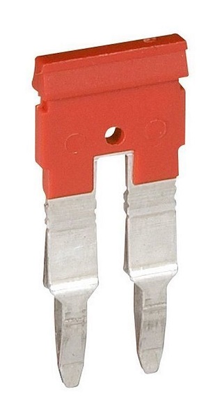Гребенка эквипотенциальная Legrand 037505 Viking 3 - 2 контакта, для клемм с шагом 6 мм, красный