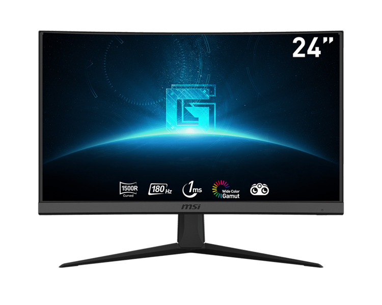Монитор 23,6 MSI Optix G24C6 E2 9S6-3BA01T-062 1920x1080 LED, 16:9, VA, 250cd, 3000:1, 1ms, 178/178, HDMI, DP, 180Hz, VESA, black