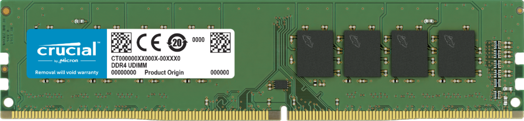   Xcom-Shop Модуль памяти DDR4 8GB Crucial CT8G4DFRA32A PC4-25600 3200MHz CL22 288pin 1.2V