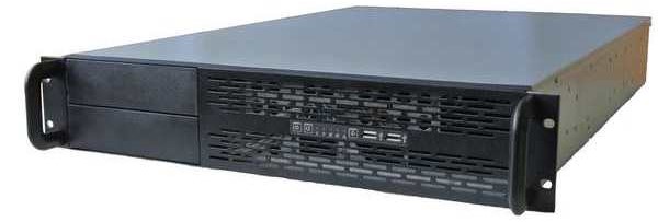 Корпус серверный 2U Procase EB258D-B-0 черный, дверца, без БП ATX/mini-redundant, глубина 580мм, MB 9.6x9.6