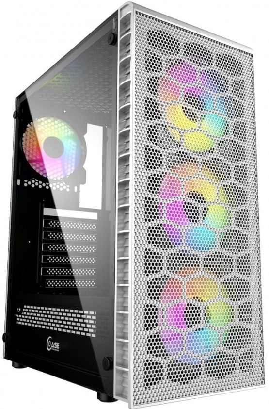Корпус ATX Powercase Mistral Z4С White CMIZ4CW-L4 белый, без БП, с окном, 2*USB 2.0, USB 3.0, audio