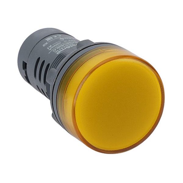Лампа сигнальная Systeme Electric SB7EV08BP SB7 моноблочная 22мм желтая LED 24В DC