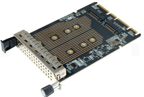 Сетевой адаптер SunRich (ST Lab) A-650 OCP 3.0 M.2 NVMe