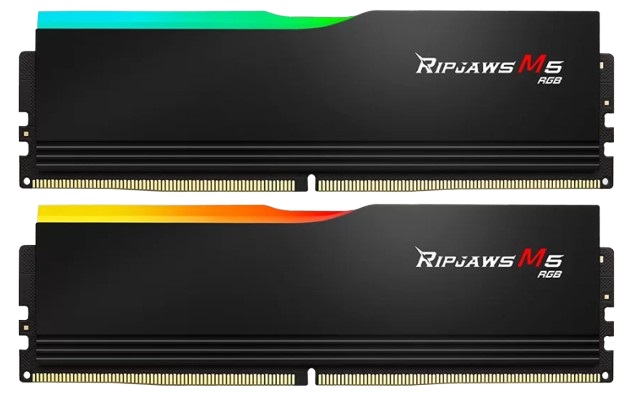 Модуль памяти DDR5 32GB (2*16GB) G.Skill F5-6000J3238F16GX2-RM5RK RIPJAWS M5 RGB PC5-48000 6000MHz CL32 1.35V