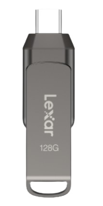 Накопитель USB 3.1 128GB Lexar LJDD400128G-BNQNG металл/пластик, 130MB/s