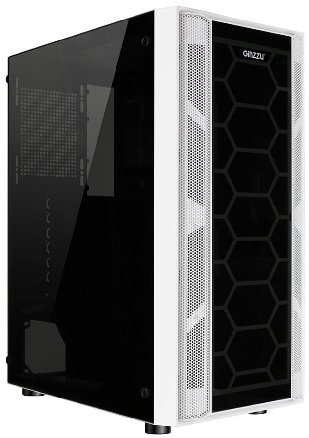 Корпуса Ginzzu  Xcom-Shop Корпус ATX Ginzzu CL160 без БП, боковая панель из закалённого стекла, 2*USB 2.0, USB 3.0