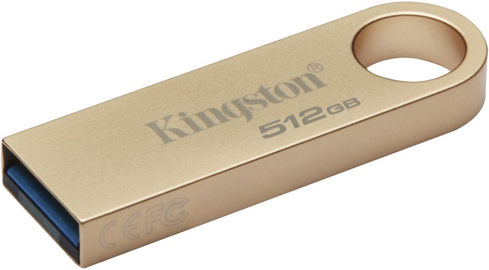 Накопитель USB 3.0 512GB Kingston SE9 DataTraveler SE9 золотистый