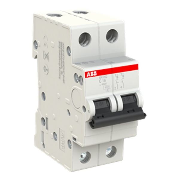 Автоматический выключатель ABB 2CDS212001R0164 2-полюсной SH202 C16