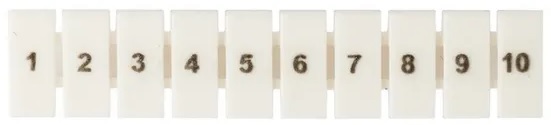 Маркер EKF zb-st-4-1-10 для JXB-ST/Push-in 4 с нумерацией 1-10 (100 шт.)