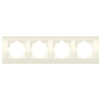Рамка ABB 612-010300-228 Cosmo 4 постовая, IP20 (кремовая)