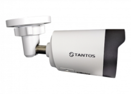 Видеокамера IP Tantos TSi-Pe50FPN ColorView уличная цилиндрическая с LED подсветкой белого цвета