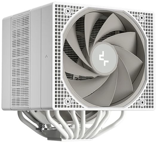 Кулер Deepcool ASSASSIN IV WH LGA2066/2011-v3/2011/1700/1200/115X/AM5/AM4 (120mm + 140mm fan, 500-1700rpm, 79.1CFM, 29.3dBA, 4-pin PWM) RET