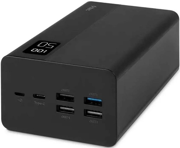 Аккумулятор внешний TTEC ReCharger Mega LCD 2BB197S 50000mAh, PD 20W, цвет: черный