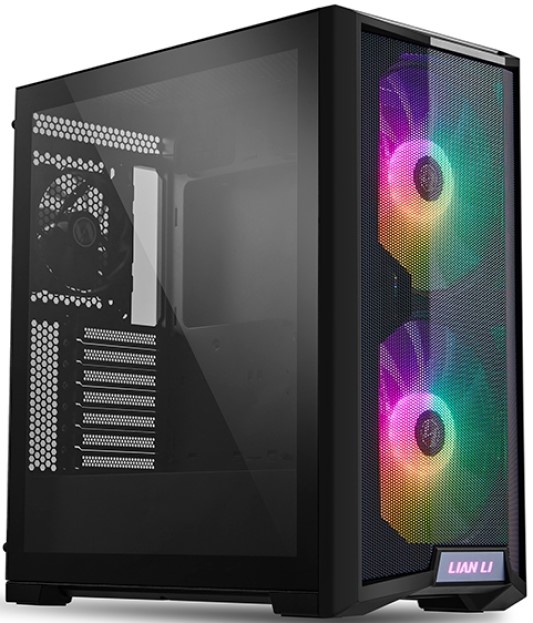 Корпуса Lian Li  Xcom-Shop Корпус eATX Lian Li Lancool 215 G99.LAN215X.00 черный, без БП, боковая панель из закаленного стекла, 2*USB 3.0, audio