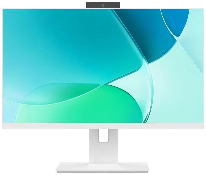 Моноблок 23.8'' iRu Tactio 2028236 i3-1215U/8GB/256GB SSD/FHD/CR/GbitEth/WiF/BT/Cam/noOS/белый