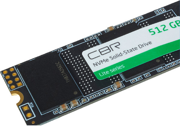 Накопитель SSD M.2 2280 CBR SSD-512GB-M.2-LT22 512GB, 2100/1600MB/s, TBW 256