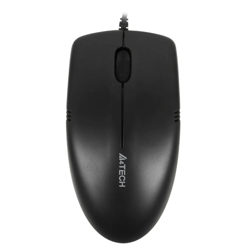 Мышь A4Tech OP-530NUS черная оптическая (1200dpi) silent USB (3but) 1938389