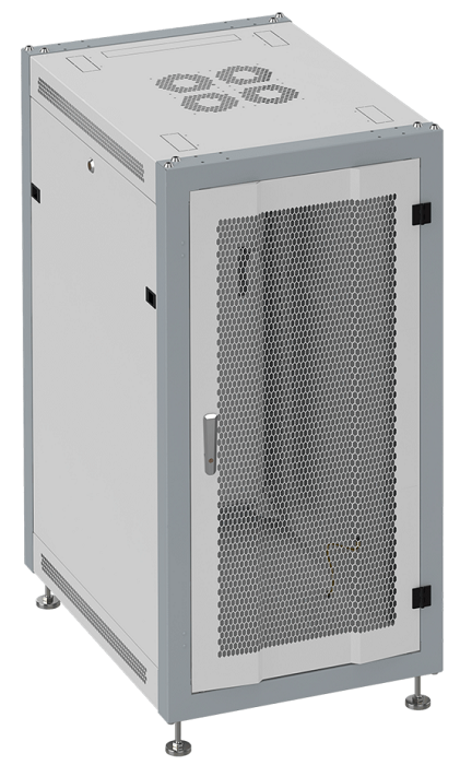 Шкаф напольный 19, 37U SYSMATRIX SL 6837.732 600x800x1780mm (ШхГхВ) передняя дверь перфорированная, задняя дверь сплошная металлическая, поворотная р