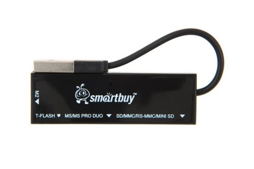 Карт-ридер внешний SmartBuy SBR-717-K черный