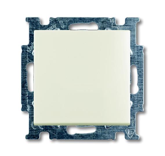 Переключатель ABB 1012-0-2191 BASIC 55 двухклавишный (механизм), 10А, 250В, IP20 шале (белый)