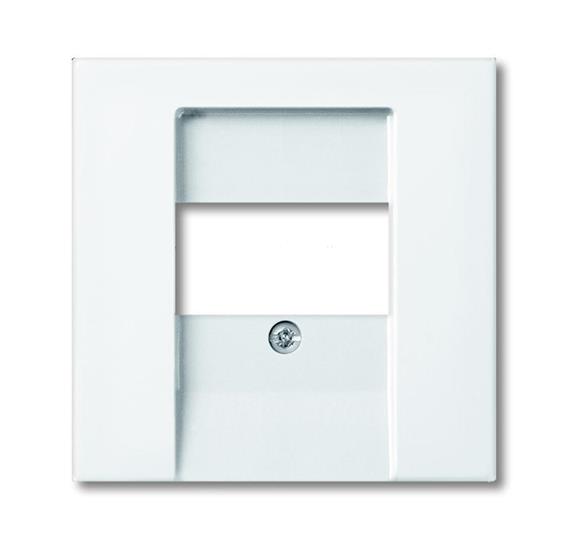 Накладка ABB 1724-0-4275 BASIC 55 центральная (накладка) для розетки 0247/0248, IP20 (белый)