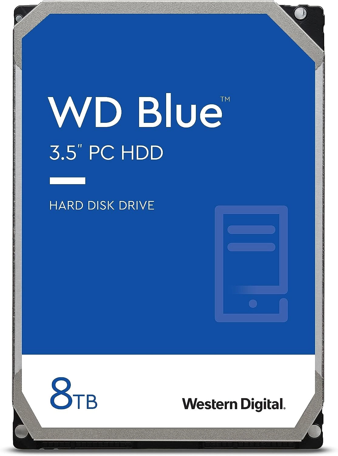 Жесткий диск 8TB SATA 6Gb/s Western Digital WD80EAAZ WD Desktop Blue 3.5 5640rpm 256MB