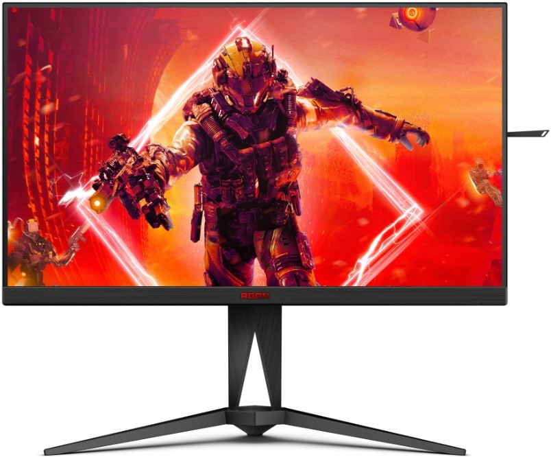 Монитор 27 AOC AG275QXN 2560x1440, 16:9, 1ms, 1000:1, 165Hz, 400 cd/㎡, 178°/178°, 2*HDMI, 2*DP, 4*U