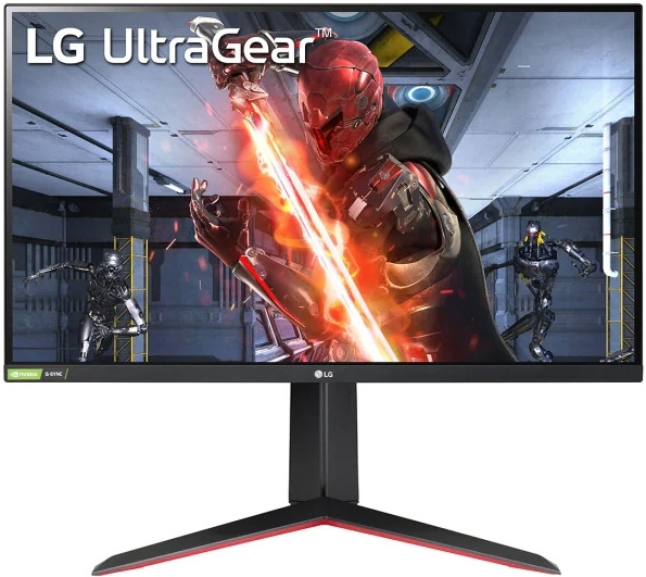  Монитор 27 LG 27GN650 1920x1080, 144Гц, IPS, 1 мс, 1000:1, 350 Кд/м2, 178°/178°, HDMI*2, DP, FreeSync Premium, G-SYNC