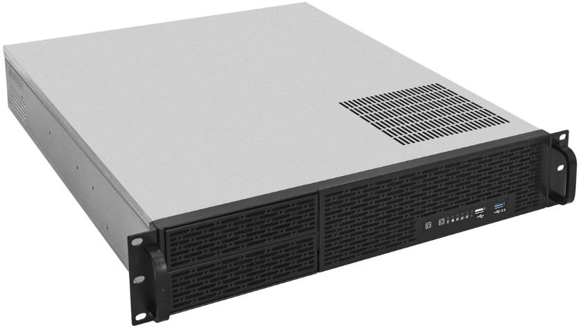 Корпус серверный 2U Exegate Pro 2U550-06/2U2088 EX298584RUS RM 19, глубина 550, БП 400ADS, USB, USB 3.0