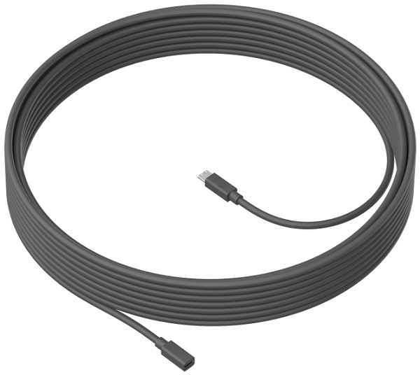  Кабель удлинительный Logitech 950-000005 10м для Logitech MeetUp Expansion Mic