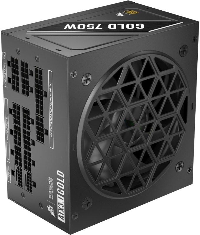 Блок питания ATX 1STPLAYER NGDP GOLD HA-750BA4 750W, 80 PLUS Gold, 12VHPWR, full modular