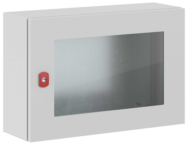 Шкаф навесной DKC R5STX0462 серия ST, с прозрачной дверью, 400 x 600 x 200 мм, IP66, с монтажной панелью, RAM Block
