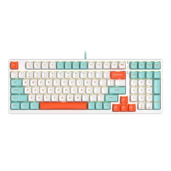 Клавиатура A4Tech Fstyler FS300 механическая белая USB for gamer LED (2000134)