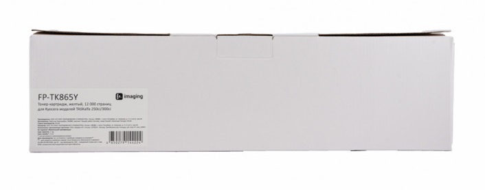 Тонер-картридж F+ FP-TK865Y желтый, 12 000 страниц, для Kyocera моделей TASKalfa 250ci/300ci