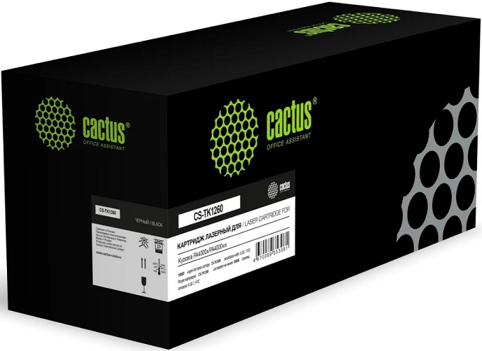 Картридж Cactus CS-TK1260 черный (10000стр.) для Kyocera PA4000x/PA4000wx