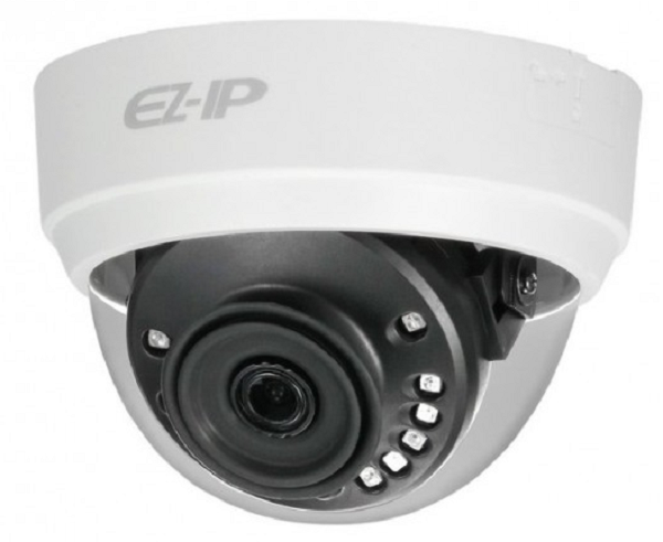 Видеокамера IP EZ-IP EZ-IPC-D1B40P-0360B 4Мп, 1/3 CMOS, ICR, 3.6мм, H.265+/H.265/H.264+/H.264, 4Мп/20кс, ИК-20м, DC12В, PoE