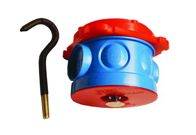 Коробка DKC 59383 потолочная с крюком для заливки в бетон, д.70х57мм, Octopus