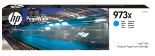  Картридж HP 973X F6T81AE для HP PW Pro 477dw, 452dw (7000стр.), голубой