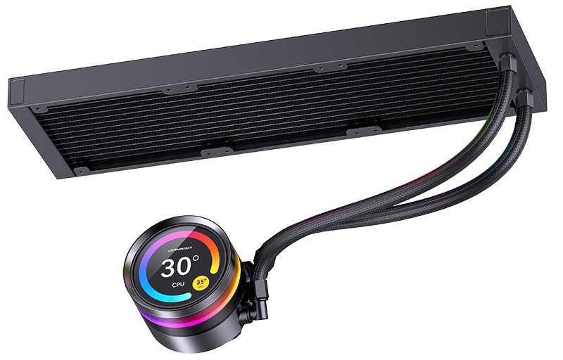  Комплект JONSBO TF2-360SC(BN) водяного охлаждения LGA 2011/1700/1200/115X/AM4 (4шт/кор, TDP 320W, черный) RET