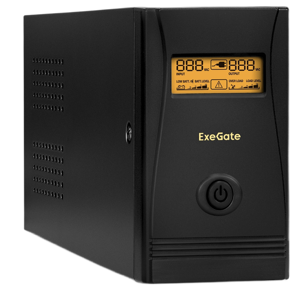 Источник бесперебойного питания Exegate SpecialPro Smart LLB-650.LCD.AVR.4C13.RJ.USB EX292772RUS 650VA/360W, LCD, AVR, 4*C13, RJ45/11, USB, Black