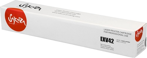 Тонер-туба Sakura SACEXV42 для Canon iR-2202/2204, черный, 10 200к.