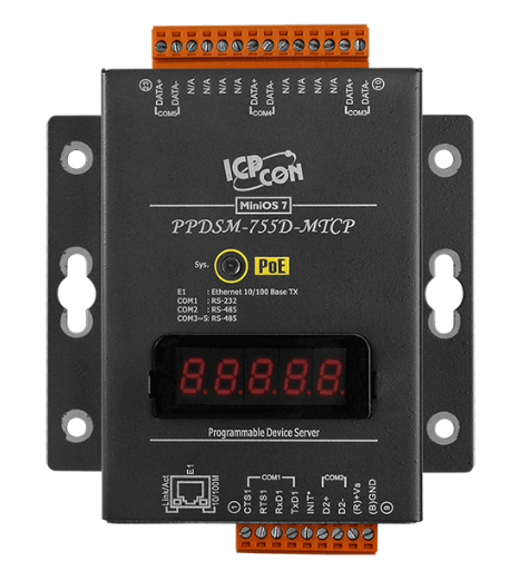 Преобразователь ICP DAS PPDSM-755D-MTCP CR PPDS-755D-MTCP CR with Metal Case