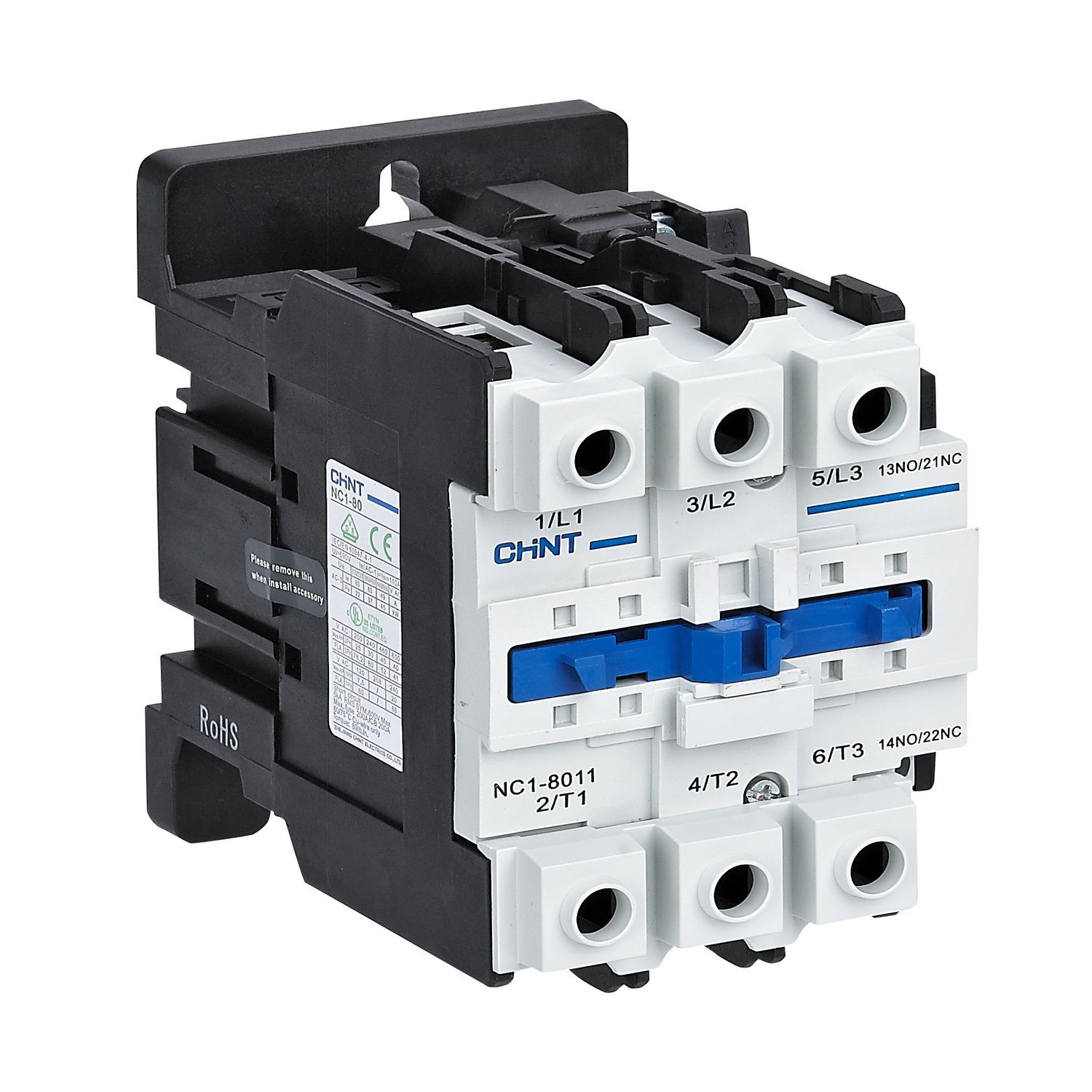 Контактор CHINT 222941 NC1-8011 80А 24В/АС3 1НО+1НЗ 50Гц (R)